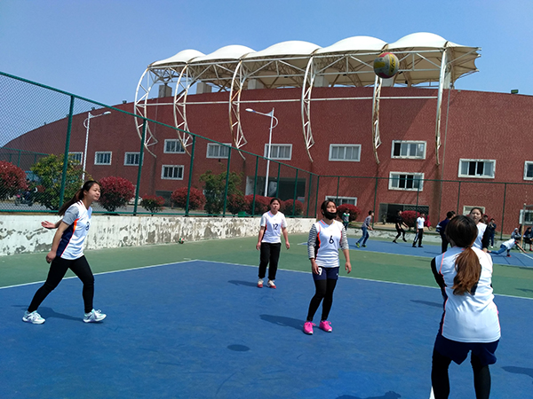 信息工程系女排积极参加院排球联赛    